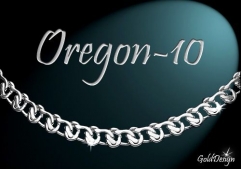 Oregon 10 - náramek rhodium